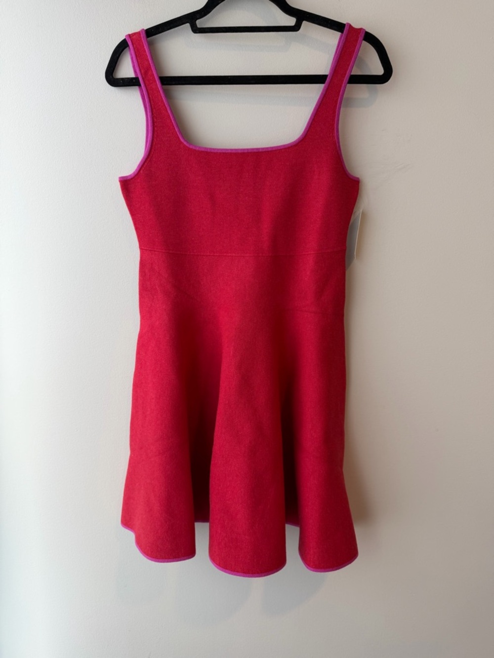 Anthropologie NWT Square-Neck Knit Babydoll Dress - Picture 4 of 5